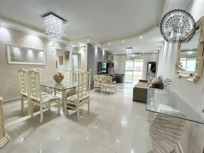 Caiçara 137 m² 3 Suítes Varanda Gourmet Lazer Completo 2 Vagas 200m da Praia