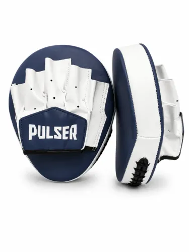 Par Luva Foco Manopla Aparador Soco Rápida Muay Thai Boxe Thunder Pulser
