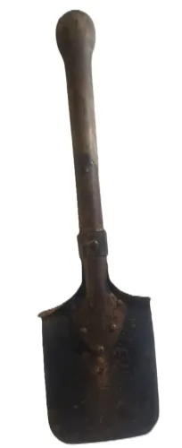 Antiga Pá de Trincheira Militar - Lazola Tram & Cia (R.G. Sul) - Militaria Histórica Brasi