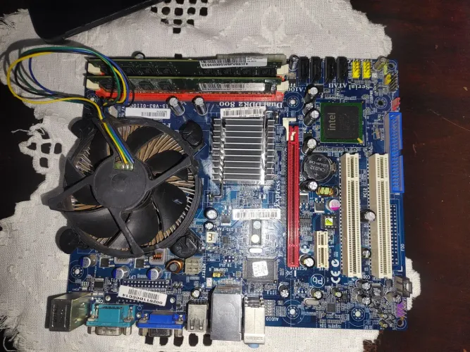 Kit processador, placa mãe e memória