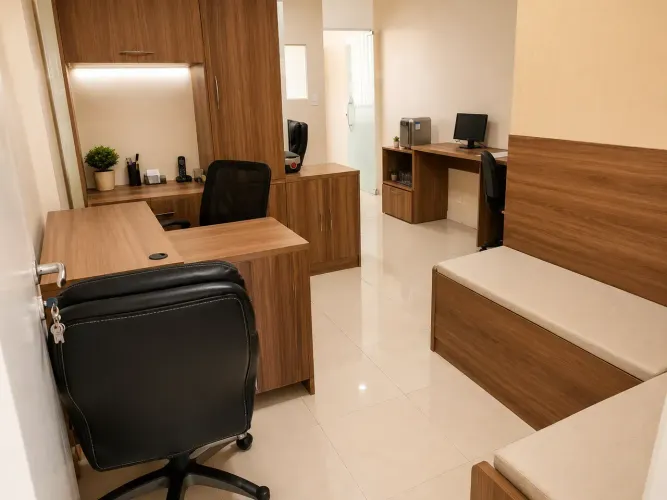 Sala Comercial Mobiliada para Aluguel  Edifício São Luís Offices  Areinha