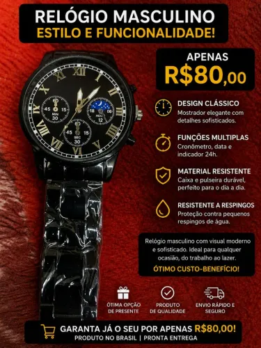 Relógio masculino