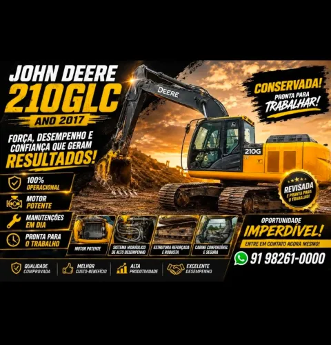 ESCAVADEIRA JOHN DEERE 210GLC