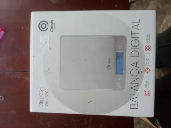 Balança digital precisão na caixa