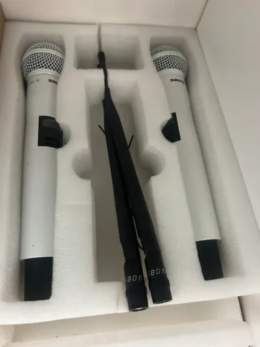 Microfone shure QXD24 duplo