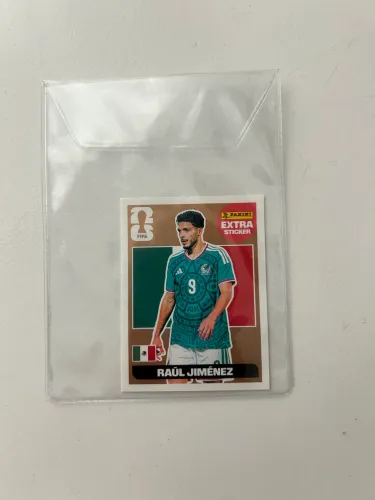 Figurinha da copa EXTRA STIKER LEGEND BRONZE RAUL JIMENEZ 