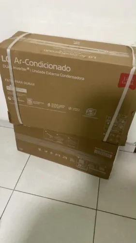 Ar condicionado lacrado na caixa com nota