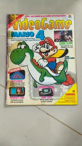Revista Videogame número 7 - Super Mario 4 - Editora Record