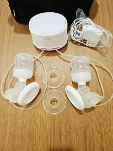 Bolsa e Bomba extratora de leite elétrica dupla - Avent