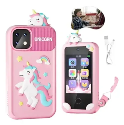 Celular Infantil Educativo Jogos Música Câmera Maxtop