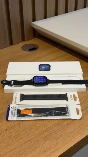 Apple Watch SE 2º geração 44 mm semi novo completo