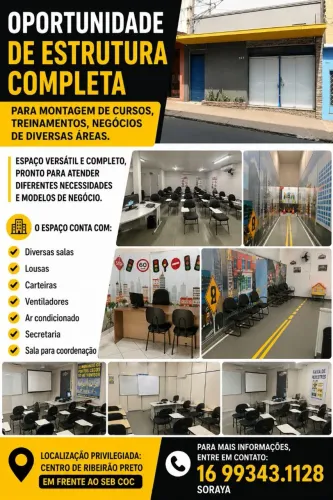 PONTO ESTRUTURA PARA ESCOLA COMPLETA