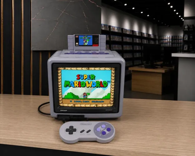 TV SEMP + SUPER NINTENDO, Oportunidade, Impecável, *FELETI GAMES*