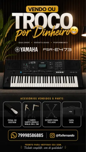Teclado Yamaha PSR-E473