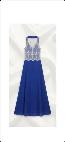 Vestido festa Uva c branco
