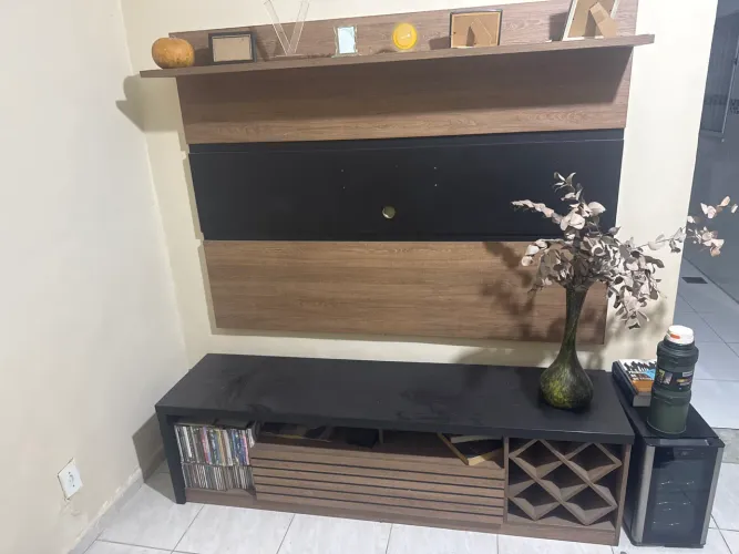 Rack com painel para TV TOK STOK