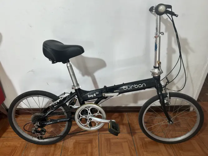 Bicicleta aro 20 dobrável com marchas alumínio