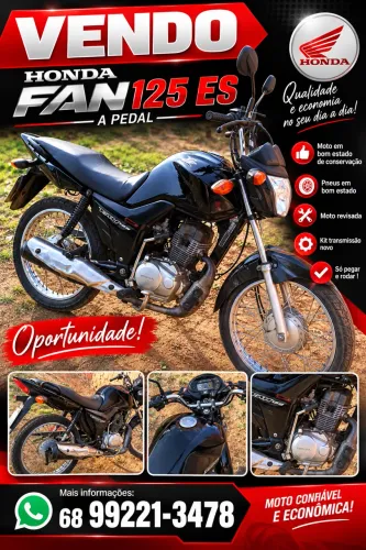 Moto fan 125 econômica