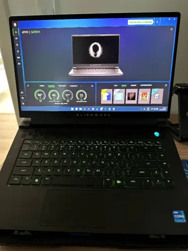 Alienware m15 R6 | i7 11ª Geração | 16GB RAM | SSD 1TB | RTX 3070 | Garantia 2 Anos