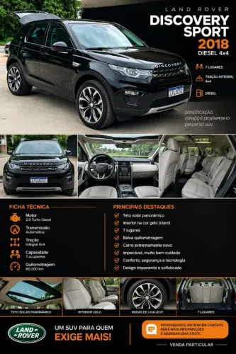 Land Rover Discovery Disc. SP. HSE 2.0 Bi-TB 240cv Die. Aut. 2018