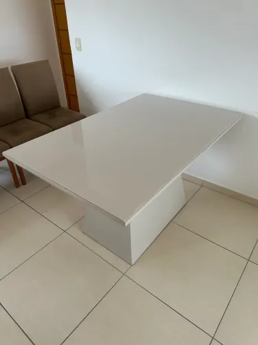 Mesa de Jantar Retangular Primme + 04 cadeiras