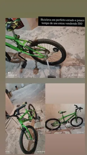 Bicicleta em perfeito estado