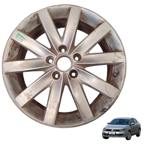 Roda  Jetta 2.0 Flex 2011 A 2016 Aro 16 Avulsa Prata