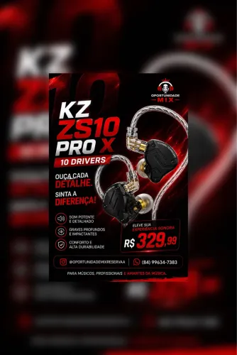 Fone Kz Zs10 Pro X