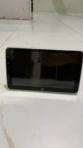 Multimídia Android 10,1 polegadas 1 din Carplay 2 Ram 32gb Wifi.