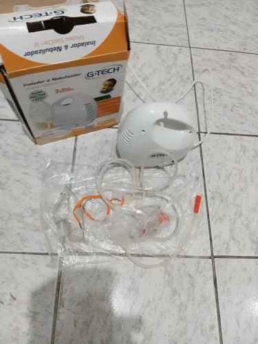 Nebulizador e inalador G-tech boa conservação e na caixa