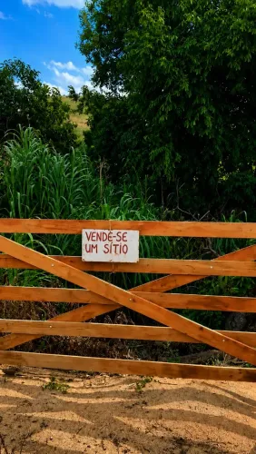 Terra 1 alqueire e meio na beira da pista