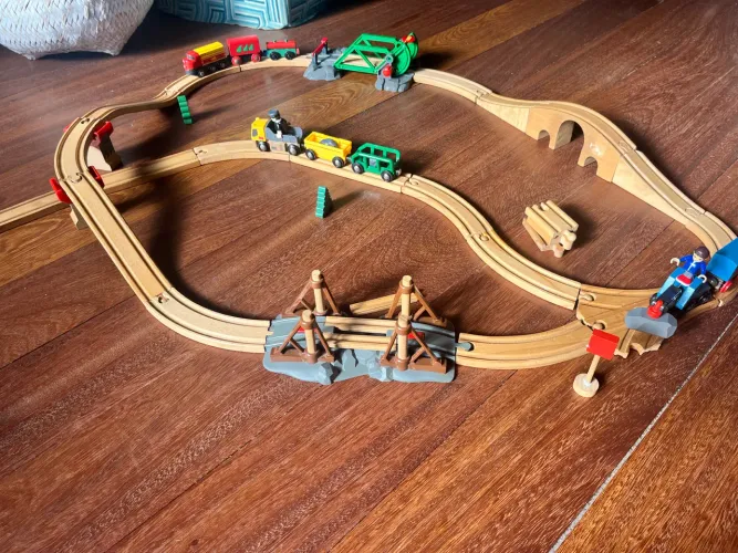 Trilho de trem montável | brinquedo para crianças