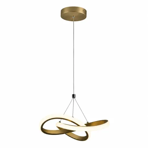 Pendente LED Moderno Dourado 25W 3 Temperaturas Bivolt