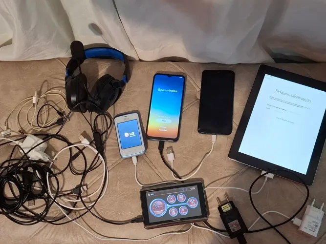 Celulares e outros eletrônicos inutilizáveis ou com defeito