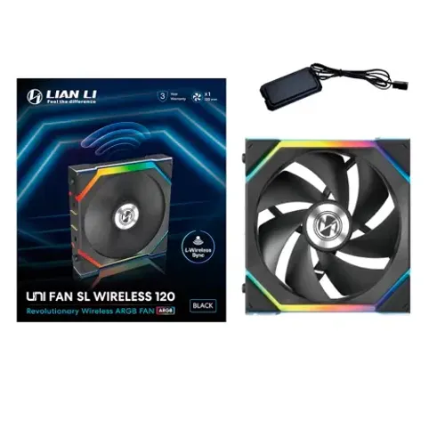 ( COMPRE 1, LEVE 2) Kit 2 Cooler Lian Li Gamer Uni Fan Sl Wireless 120