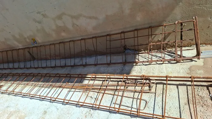 Viga de ferro para estrutura