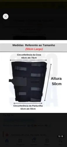 Imobilizador de joelho Usado
