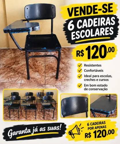 Cadeiras escolares