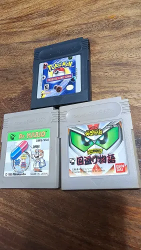 Lote de jogos game boy originais 12