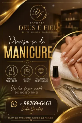 Precisa-se de manicure