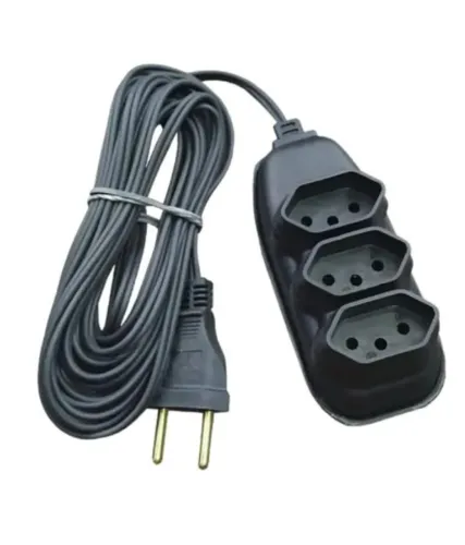 Extensão Elétrica 2m 10a 2x0,75mm 127v 220v Até 2200w - Novo