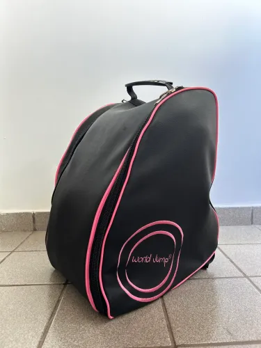 Bota Kangoo Jump World Jump WJ Série 1 Tamanho C + Mochila KJ Bag Preta