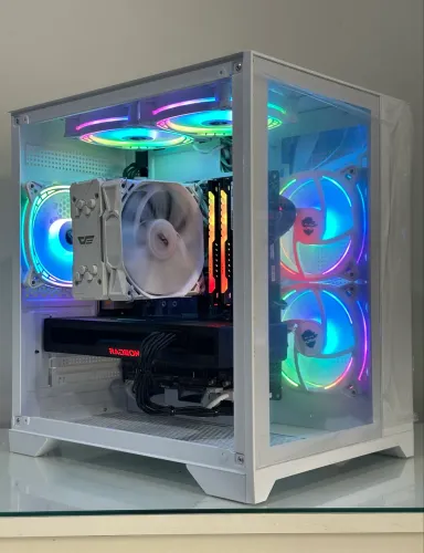 PC Gamer Ryzen 5 5600 RX 6750XT 12GB B450 Mortar HD/SSD Fonte MSI MAG 650w+
