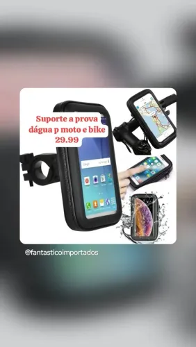 Suporte a prova dágua p  moto e bike