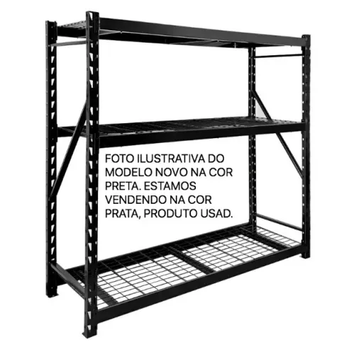 Estante Mini Palet 2m 3 Prateleira Capacidade 600 kg