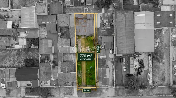 Terreno de 770 m² no Boqueirão com estudo preliminar de ocupação