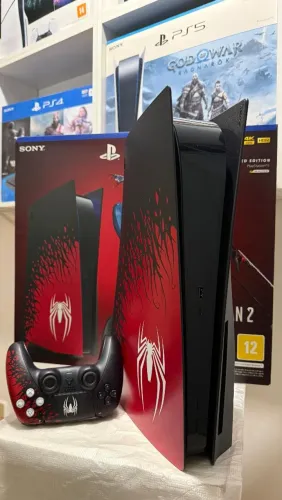 PS5 mídia física edição especial Spiderman