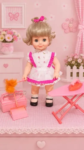 Boneca Amelinha - Higienizada e toda original (N/Funcionou)