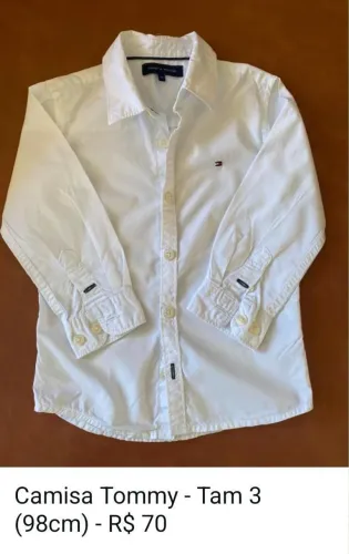 Camisa Tommy Hilfiger social branca original novíssima!