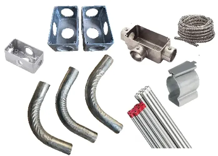 ELETRODUTO RIGIDO GALV FRIO LEVE 3m : 3/4 - 1" -1/2 